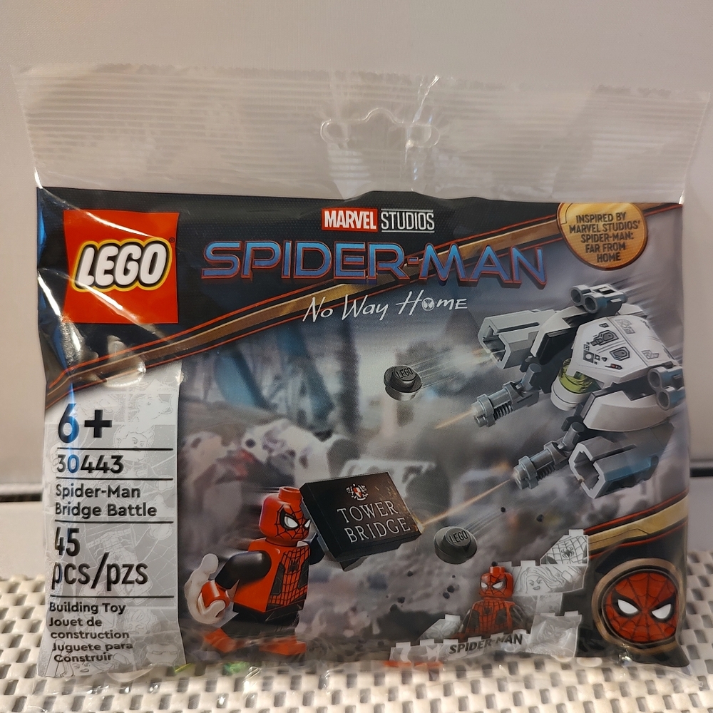 Lego Marvel Studios 30443 Spider-Man Bridge BattleSpider-Man No Way Home NWT